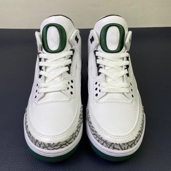 Air Jordan 3 Retro Oregon Ducks White/Green(40.5-47.5) - Image 2