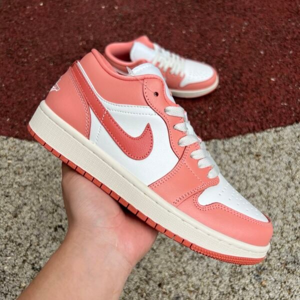 AIR JORDAN 1 LOW WHITE/PINKBLANC/ROSE（36-47.5） - Image 8