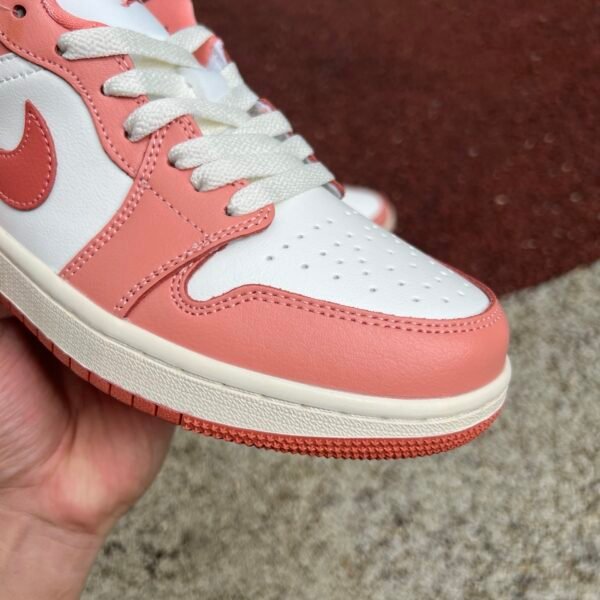AIR JORDAN 1 LOW WHITE/PINKBLANC/ROSE（36-47.5） - Image 2