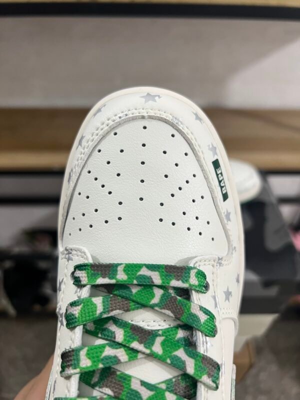 BAPE X NIKE DUNK LOW RETRO BEIGE/GREEN BEIGE/VERT(36-47.5) - Image 4