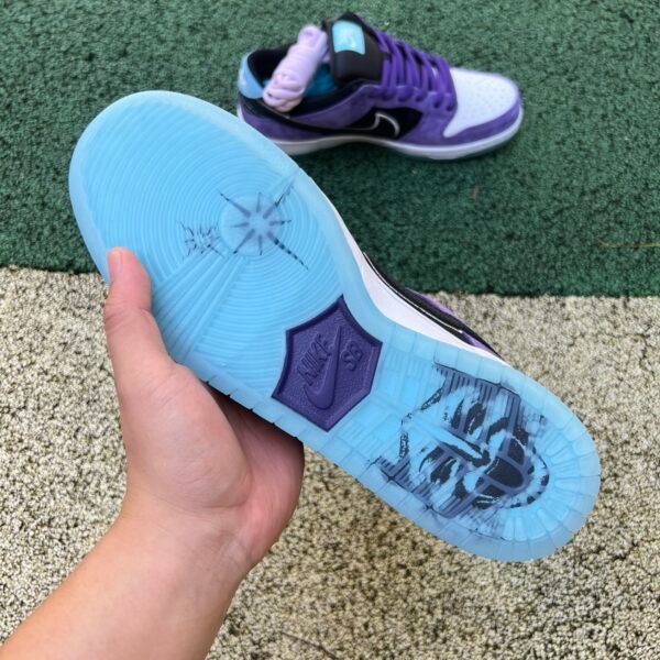 NIKE DUNK SB WHITE BLACK PURPLE(40-47.5) - Image 9