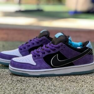 NIKE DUNK SB WHITE BLACK PURPLE(40-47.5)