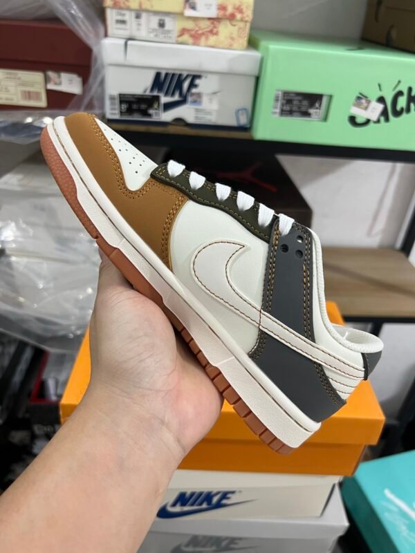 LV X NIKE DUNK LOW RETRO BEIGE/ORANGE/GRAY(36-47.5) - Image 6
