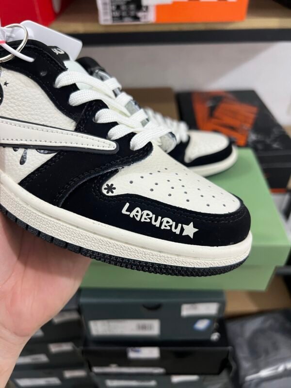 Travis Scot x LABUBU x Air Jordan 1 Low White black(36-47.5) - Image 5