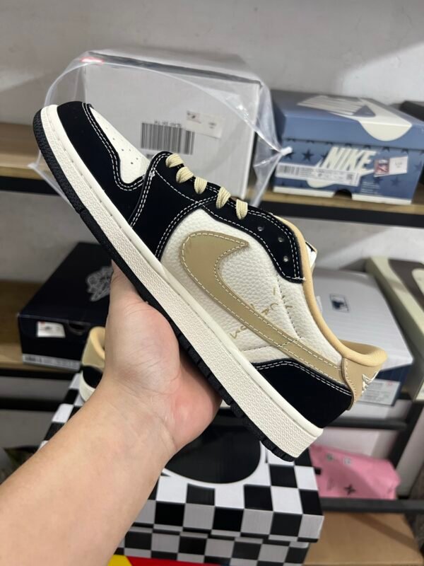 Gucci x Travis Scot x Air Jordan 1 White Black Yellow(36-47.5) - Image 3