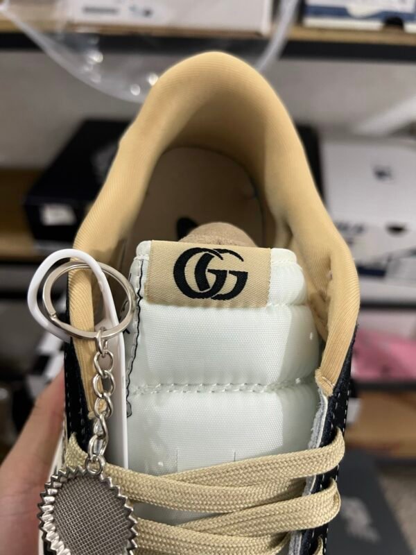 Gucci x Travis Scot x Air Jordan 1 White Black Yellow(36-47.5) - Image 4