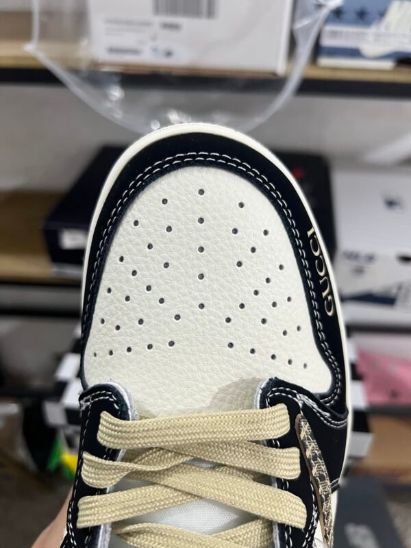 Gucci x Travis Scot x Air Jordan 1 White Black Yellow(36-47.5) - Image 7