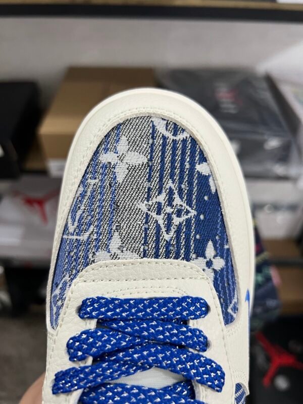 LV X NIKE AIR FORCE 1 WHITE/BLUE(36-47.5) - Image 4