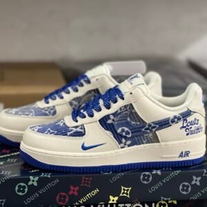 LV X NIKE AIR FORCE 1 WHITE/BLUE(36-47.5)