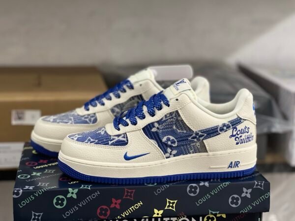 LV X NIKE AIR FORCE 1 WHITE/BLUE(36-47.5)