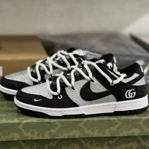 GUCCI X NIKE DUNK LOW RETRO BANGDAI/HIGHLIGHT BLACK GRAY CEINTURE DE BON/HIGHLIGHTS NOIR GRIS