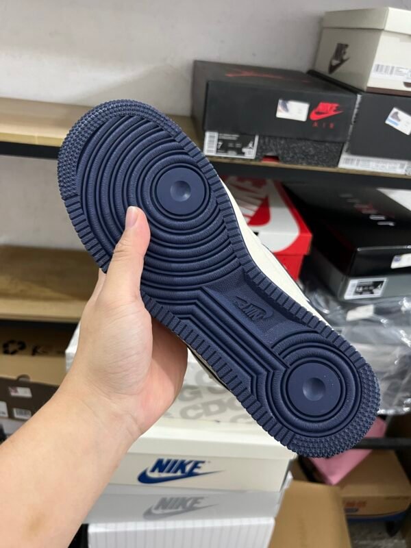 THE NORTH FACE X AIR FORCE 1'07 LV8 BEIGE/NAVY BLUE BEIGE/BLEU MARINE(36-47.5) - Image 7