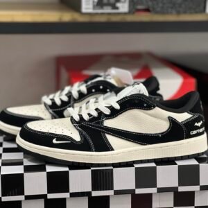 Travis Scott x Air Jordan 1 Low Black Knight Le Samourai Noir(36-47.5)