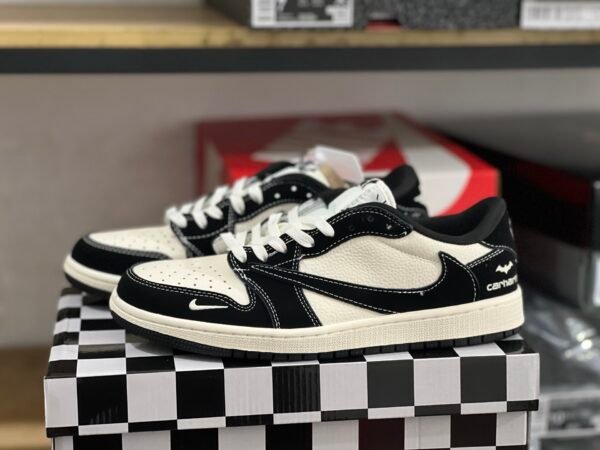Travis Scott x Air Jordan 1 Low Black Knight Le Samourai Noir(36-47.5)