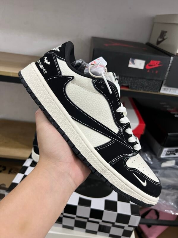 Travis Scott x Air Jordan 1 Low Black Knight Le Samourai Noir(36-47.5) - Image 8