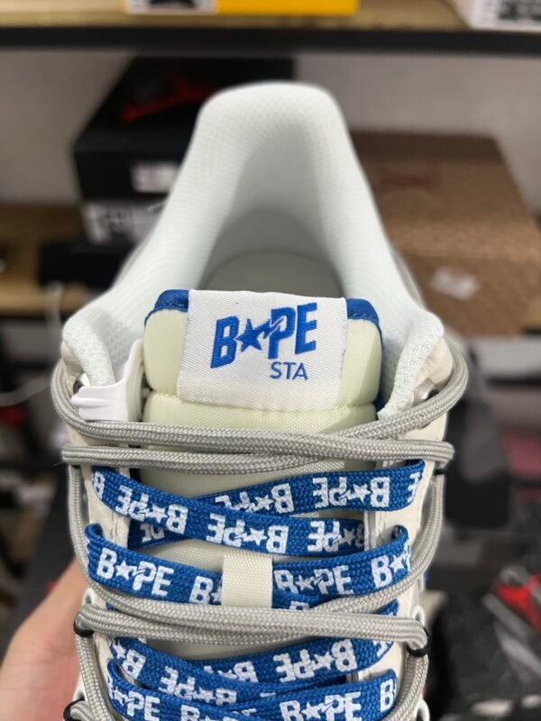 BAPE X AIR FORCE 1'07 LV8 BEIGE/ROYAL BLUE BEIGE/BLEU ROYAL(36-47.5) - Image 6