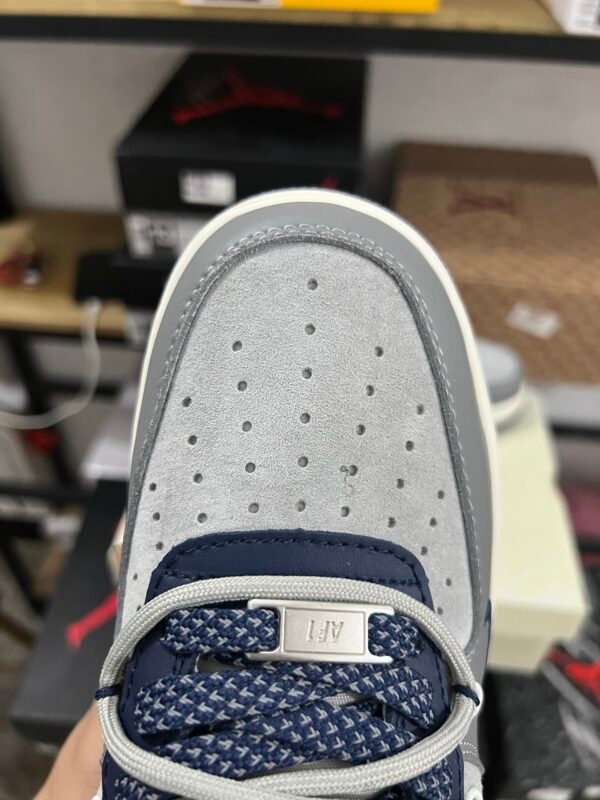 FRAGMENT DESIGN X AIR FORCE 1'07 LV8 BEIGE/DARK BLUE/GRAY BEIGE/BLEU FONCE/GRIS(36-47.5) - Image 5