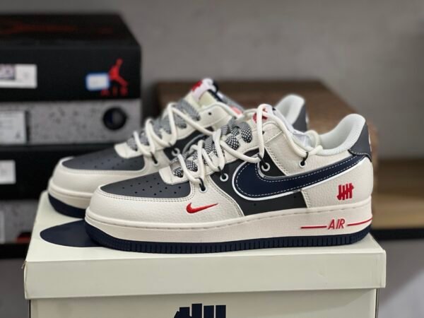 AIR FORCE 1'07 LV8 BEIGE/GRAY/BLUE/RED BEIGE/GRIS/BLEU/ROUGE(36-47.5)