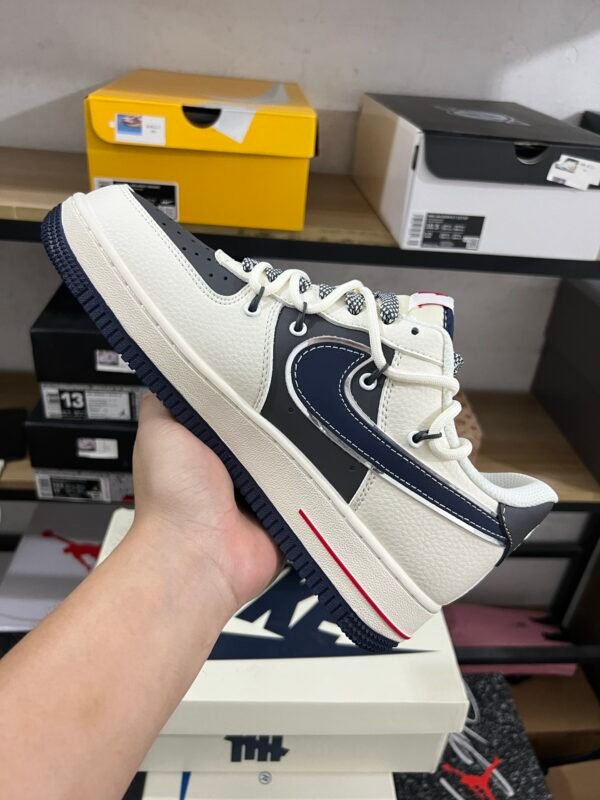 AIR FORCE 1'07 LV8 BEIGE/GRAY/BLUE/RED BEIGE/GRIS/BLEU/ROUGE(36-47.5) - Image 8