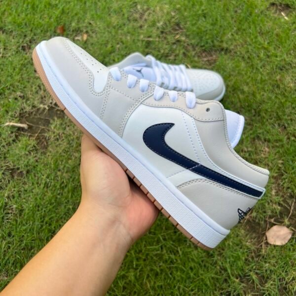 AIR JORDAN 1 LOW WHITE MIDNIGHT NAVY BLANC MARINE MINUIT(35-47.5) - Image 3