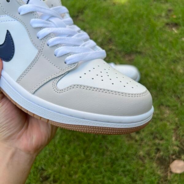 AIR JORDAN 1 LOW WHITE MIDNIGHT NAVY BLANC MARINE MINUIT(35-47.5) - Image 5