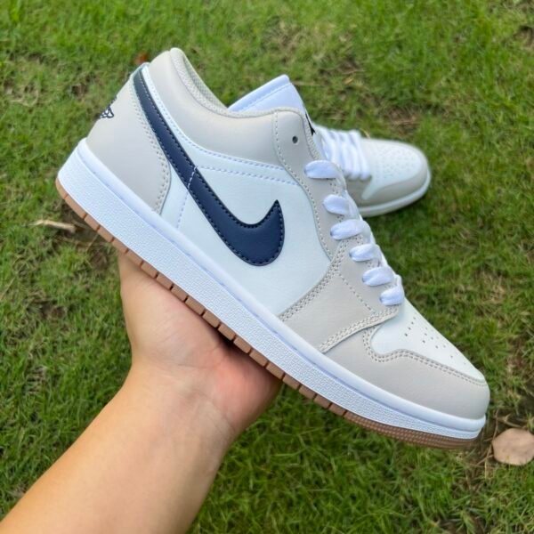 AIR JORDAN 1 LOW WHITE MIDNIGHT NAVY BLANC MARINE MINUIT(35-47.5) - Image 8