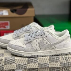 LV X NIKE DUNK LOW RETRO WHITE Gray(36-47.5)