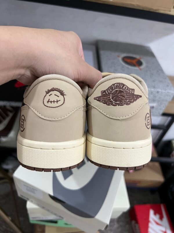 Travis Scot x EDC x Air Jordan 1 Low Mocha Brown Paisley(36-47.5) - Image 5