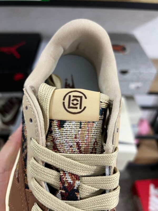Travis Scot x EDC x Air Jordan 1 Low Mocha Brown Paisley(36-47.5) - Image 7