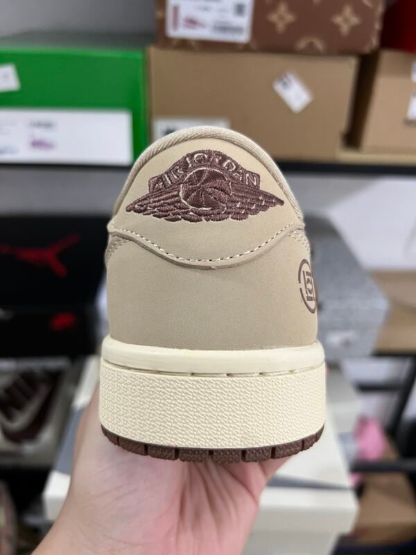 Travis Scot x EDC x Air Jordan 1 Low Mocha Brown Paisley(36-47.5) - Image 8