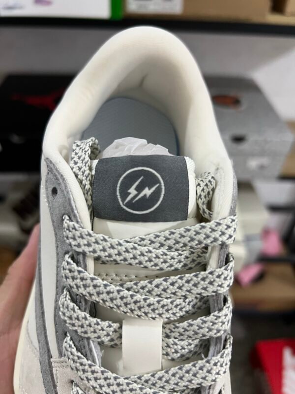 Travis Scot x Fragment Design x Air Jordan 1 Low White Gary(36-47.5) - Image 8