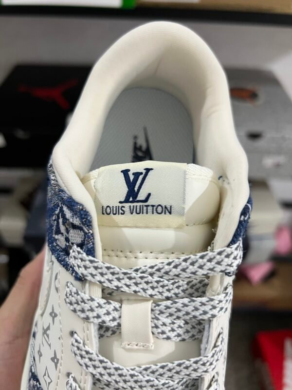 LV X NIKE DUNK LOW RETRO WHITE BLUE-WHITE(36-47.5) - Image 2