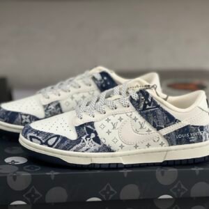LV X NIKE DUNK LOW RETRO WHITE BLUE-WHITE(36-47.5)