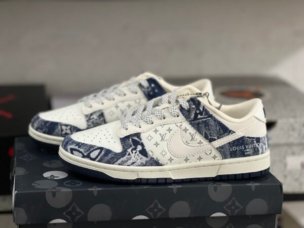 LV X NIKE DUNK LOW RETRO WHITE BLUE-WHITE(36-47.5)