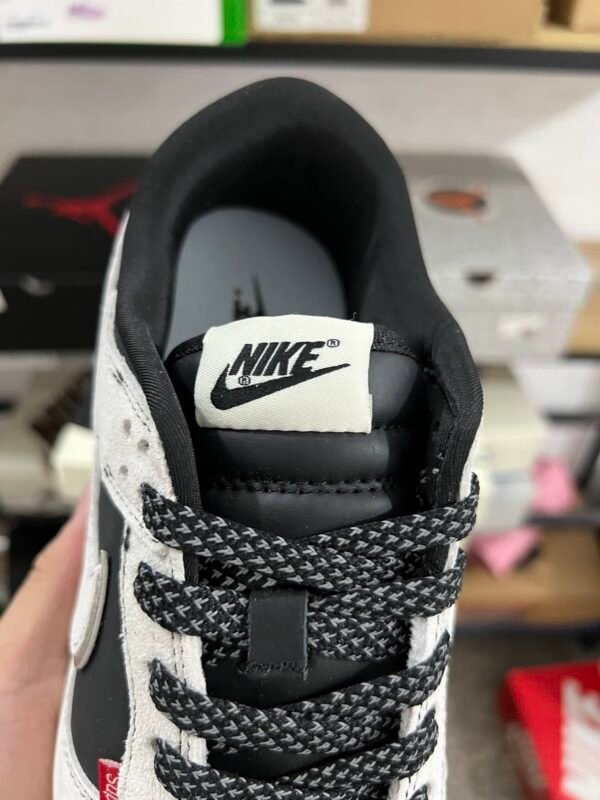 SUPREME X NIKE DUNK LOW RETRO WHITE BLACK-WHITE BLANC BLANC NOIR(36-47.5) - Image 7