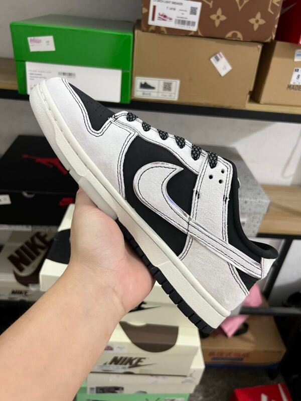 SUPREME X NIKE DUNK LOW RETRO WHITE BLACK-WHITE BLANC BLANC NOIR(36-47.5) - Image 3