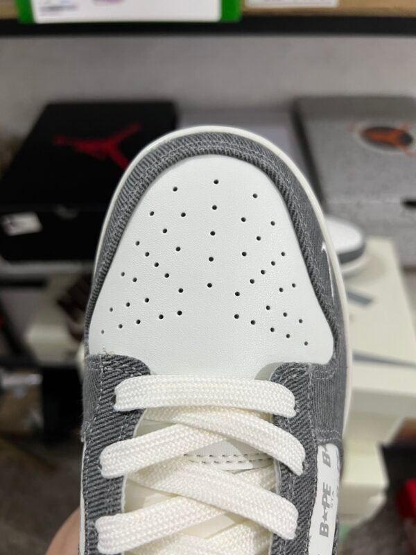 BAPE x Nike SB Dunk LOW RETRO WHITE GRAY(36-47.5) - Image 7