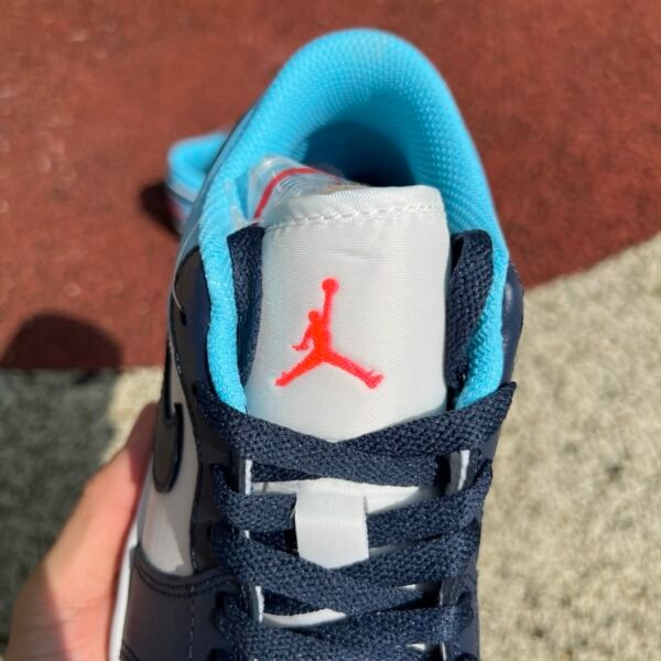AIR JORDAN 1 LOW WHITE BLUE BLANC BLEU(36-47.5) - Image 2