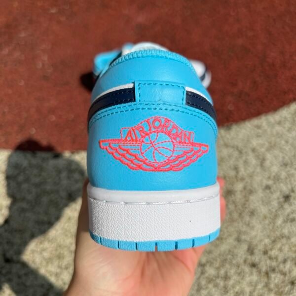 AIR JORDAN 1 LOW WHITE BLUE BLANC BLEU(36-47.5) - Image 5