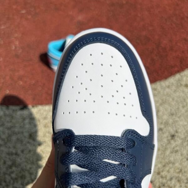 AIR JORDAN 1 LOW WHITE BLUE BLANC BLEU(36-47.5) - Image 6