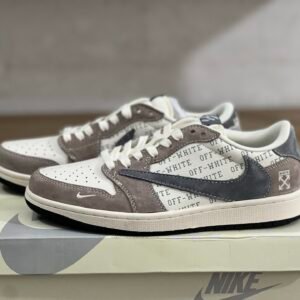 Travis Scott x Off-White x Air Jordan 1 Low Brown(36-47.5)