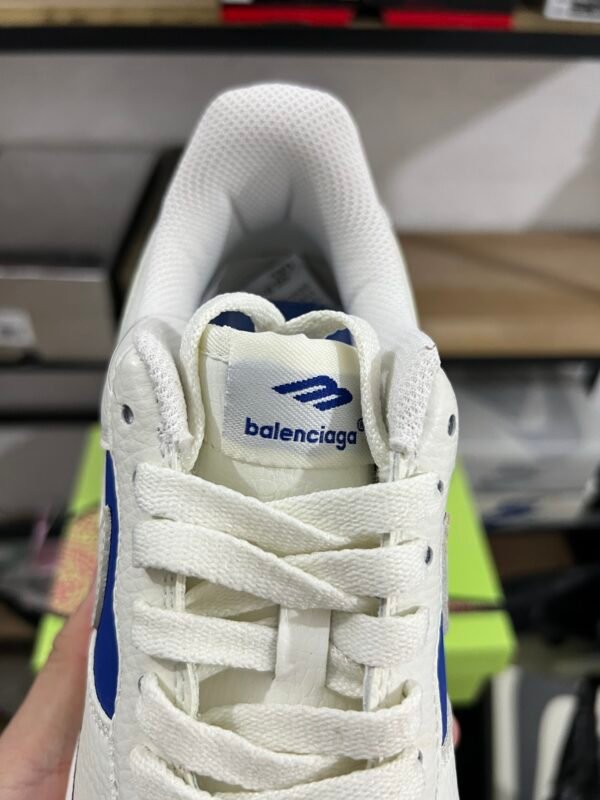 AIR FORCE 1 LOW RETRO WHITE/BLUE-WHITE BLANC/BLANC/NOIR(36-47.5) - Image 5