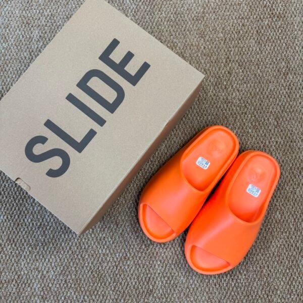 Yeezy Slide Glow Enflame Orange(37-48.5) - Image 7