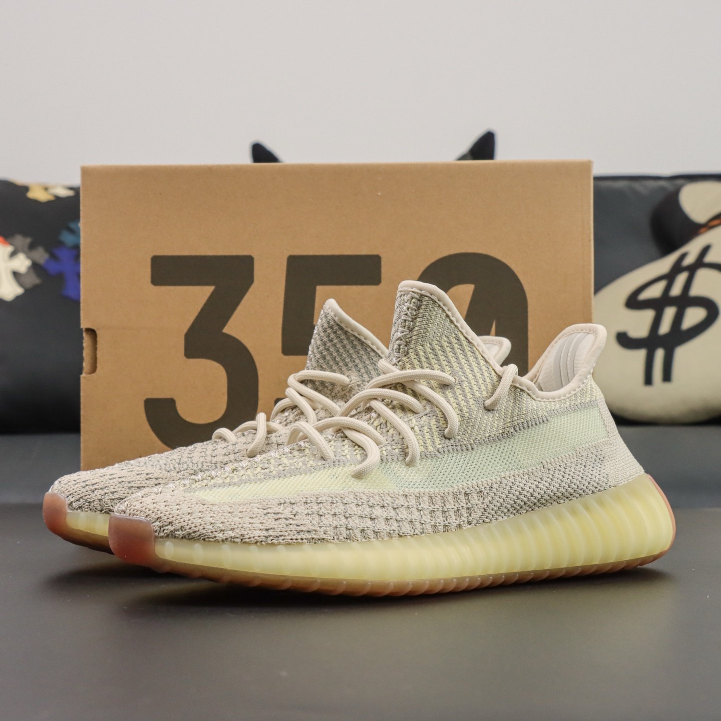 Yeezy 350 v2 Reflective Citrin(36-48.5) - Image 4