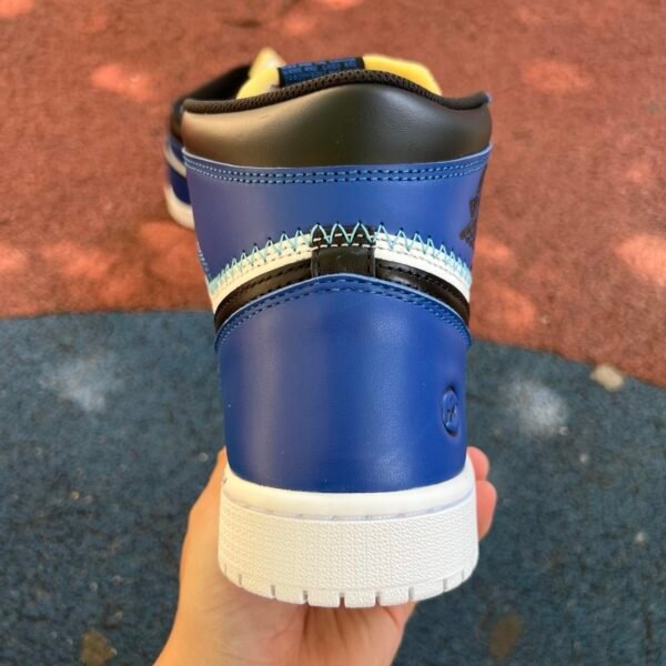 FRAGMENT X UNION X AIR JORDAN 1 HI BLACK NAVY SPORT-ROYAL NOIR MARINE SPORT-ROYAL(40-47.5) - Image 3