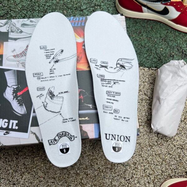 Union LA x AIR JORDAN 1 RETRO HIGH OG SP VARSITY RED BLACK-SAIL(40.5-48.5) - Image 14