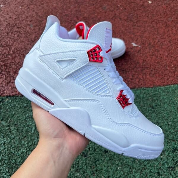 AIR JORDAN 4 RETRO SE WHITE RED BLANCROUGE(36-48.5) - Image 2