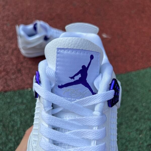 AIR JORDAN 4 RETRO WHITE COURT PURPLE(36-48.5) - Image 6