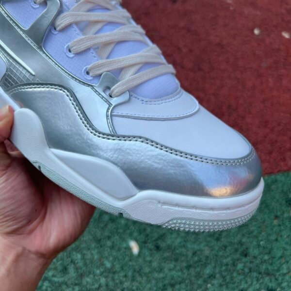 AIR JORDAN 4 RM WHITE METALLIC SILVER BLANC ARGENTMET ALLIQUE(36-48.5) - Image 8
