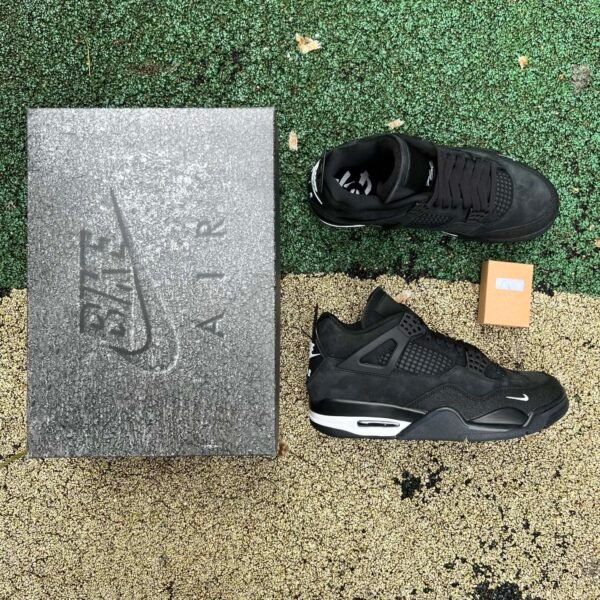 Nigel Sylvester x Air Jordan 4 WHITE BLACK(40-48.5) - Image 11